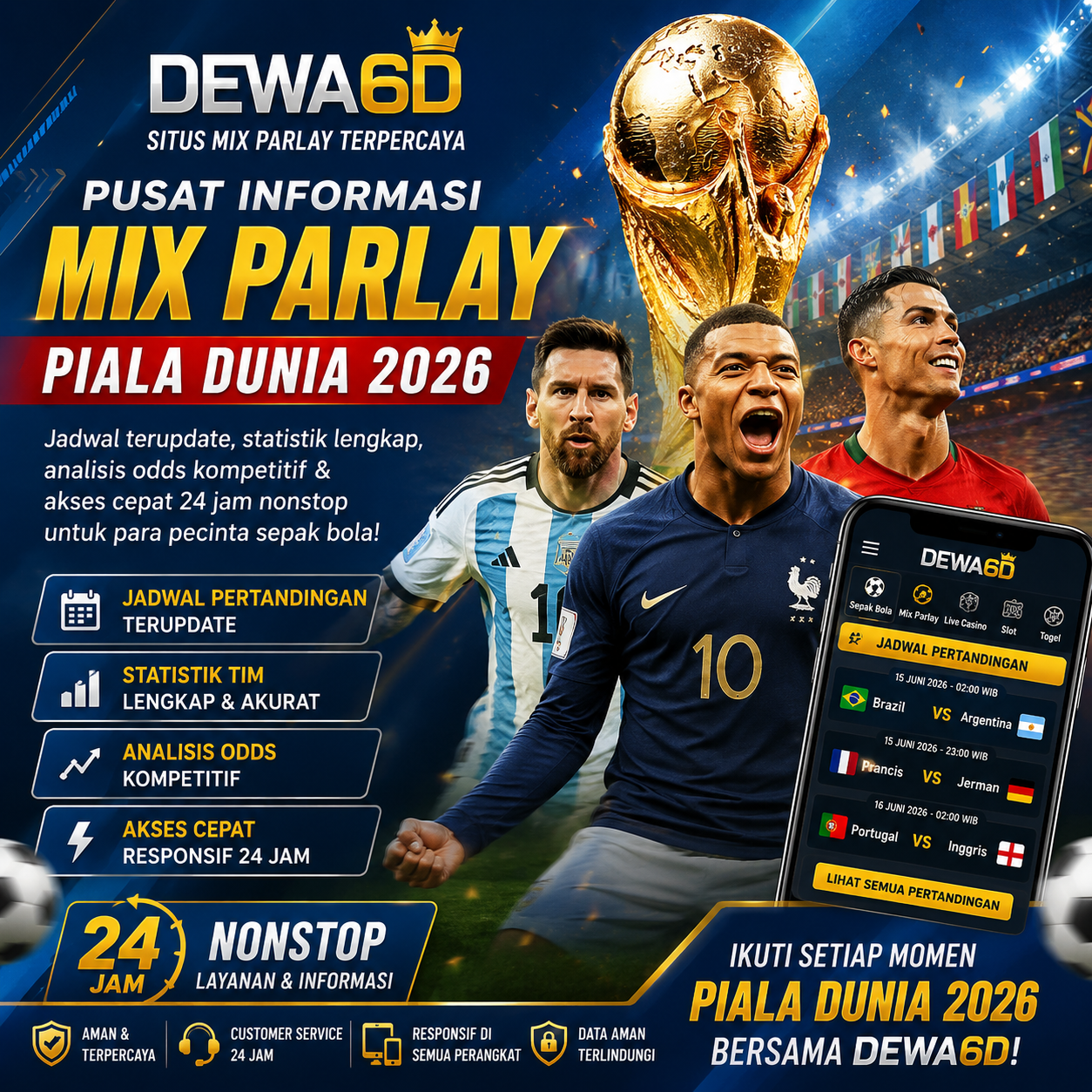 LAYANAN 24 JAM! DEWA6D > Link Login Situs Mix Parlay Bandar Asli Pildun 2026